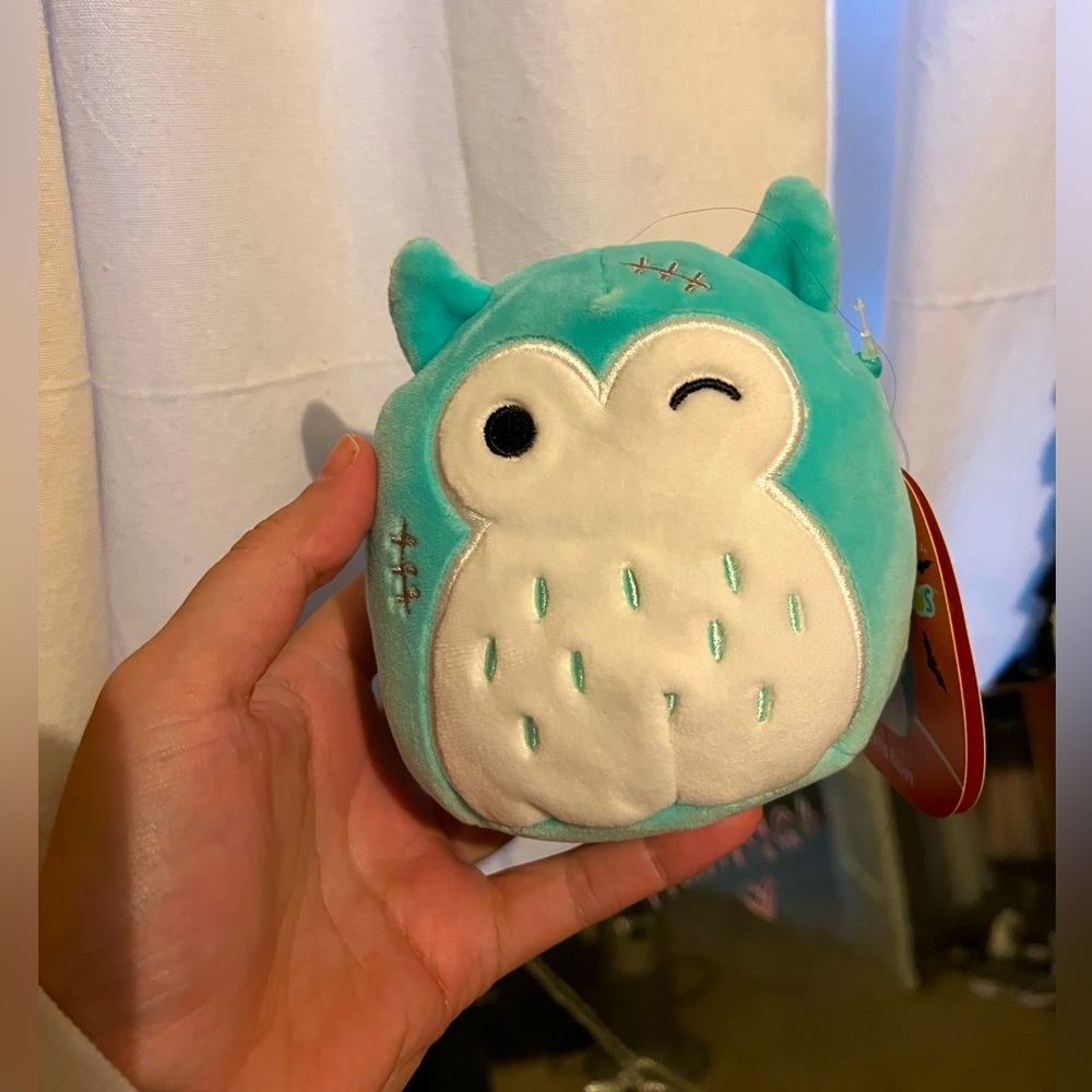 Winston the owl squishmallow with defect
